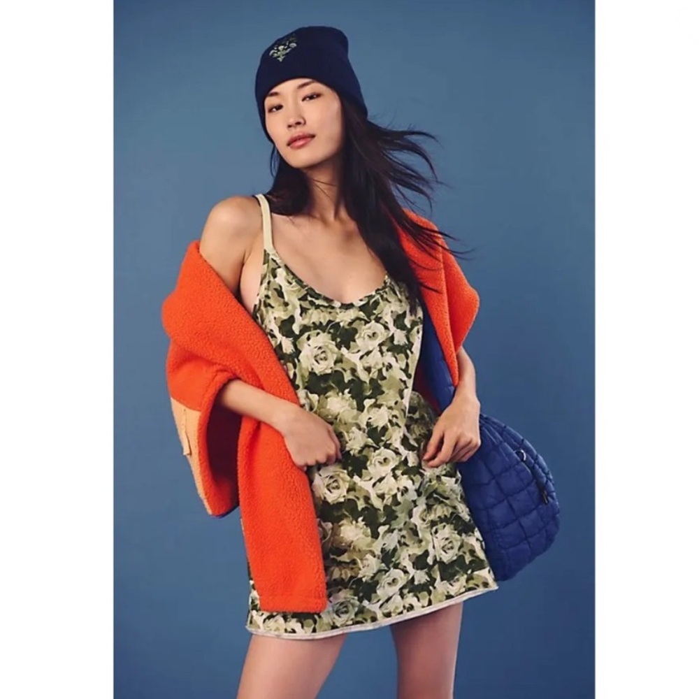 Free People FP Movement Hot Shot Printed Mini Dress. Size Medium. NWOT